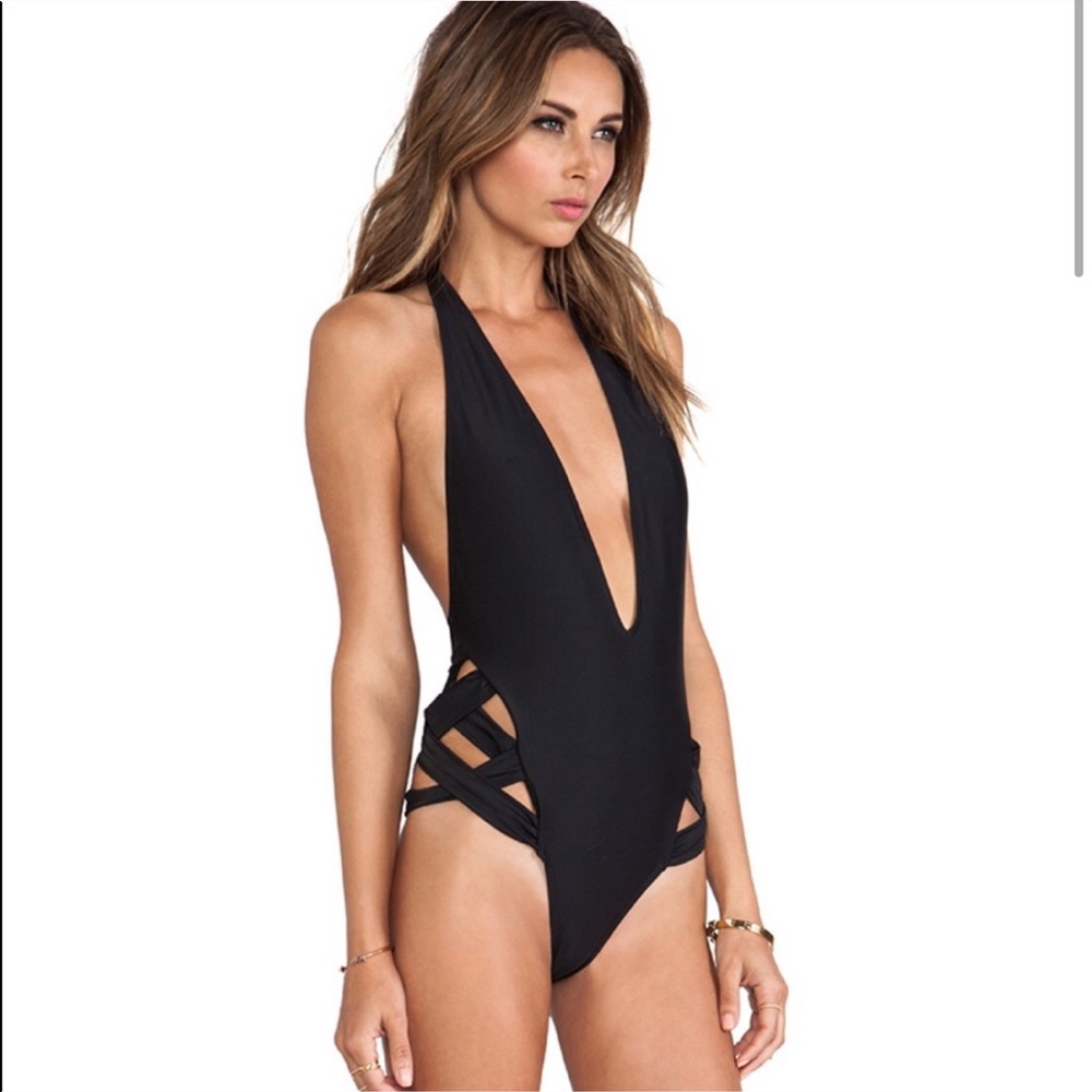 Kiyana one piece halter swim suit